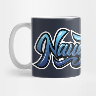 Naughtycal Blue Mug